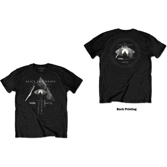 Alice In Chains Unisex T-Shirt: Fog Mountain (Back Print) - Alice In Chains - Fanituote -  - 5056368640520 - 