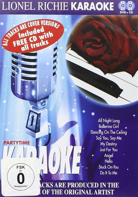 Cover for Lionel Richie Karaoke (Partyti · Partytime Karaoke: Lionel Richie (DVD/CD) (1901)