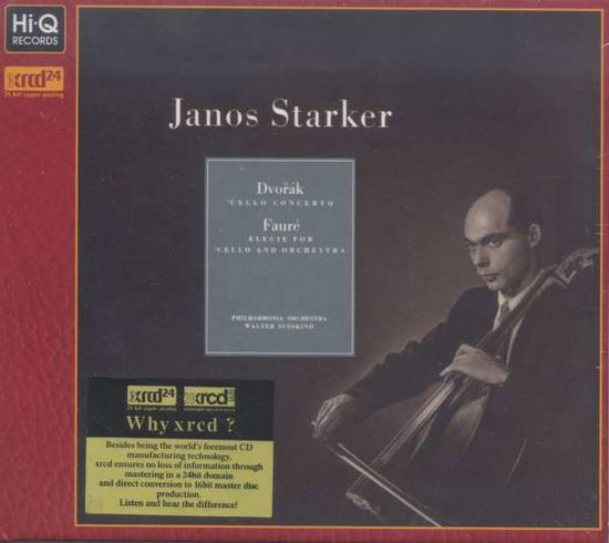 Cover for Starker,janos &amp; Philharmonia Orchestra · Dvork - Cello Concerto &amp; Faure - Elegie for Cello (CD) (2015)