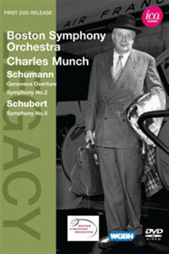 Schumannschubertmunch - Boston Socharles Munch - Elokuva - ICA - 5060244550520 - maanantai 31. lokakuuta 2011
