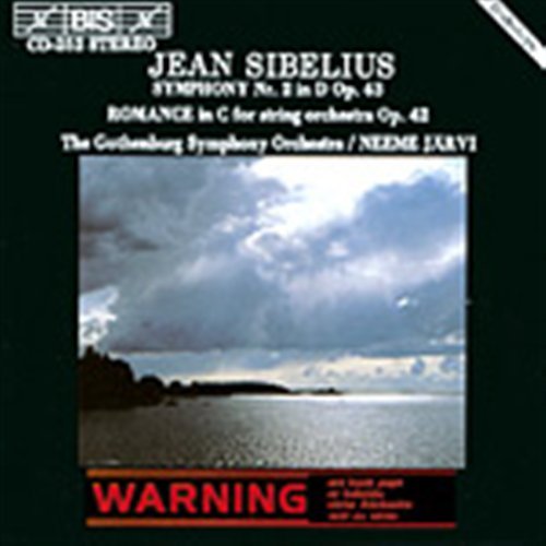 Symphony 2 / Romance - Sibelius / Jarvi / Gothenburg So - Muziek - BIS - 7318590002520 - 25 maart 1994