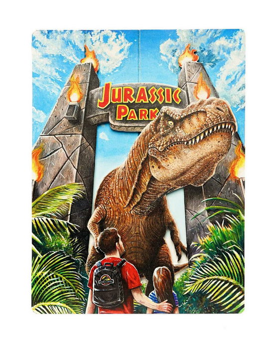 Cover for P.Derive · JURASSIC PARK - Gates - 3D WoodArts Poster 30x40c (MERCH)