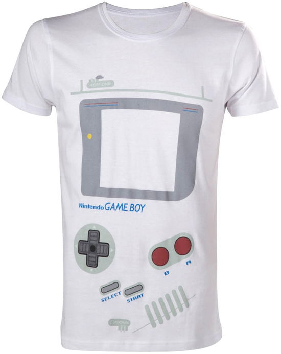 Cover for Bioworld · Nintendo: White Gameboy (T-Shirt Unisex Tg. L) (Bekleidung)