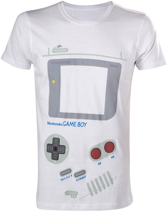 Cover for Bioworld · Nintendo: White Gameboy (T-Shirt Unisex Tg. L) (TØJ)