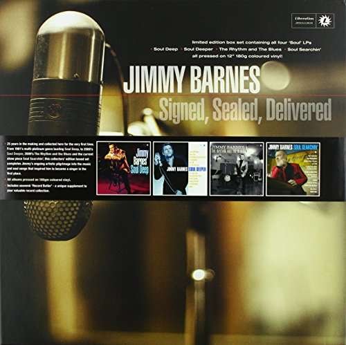 Cover for Jimmy Barnes · Signed, Sealed, Delivered (Limited Edition Deluxe Colour Vinyl Box Set) (LP) [Limited edition] [Box set] (2020)