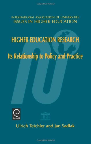 Cover for Ulrich Teichler · Higher Education Research: Its Relationship to Policy and Practice - Issues in Higher Education (Hardcover Book) (2000)