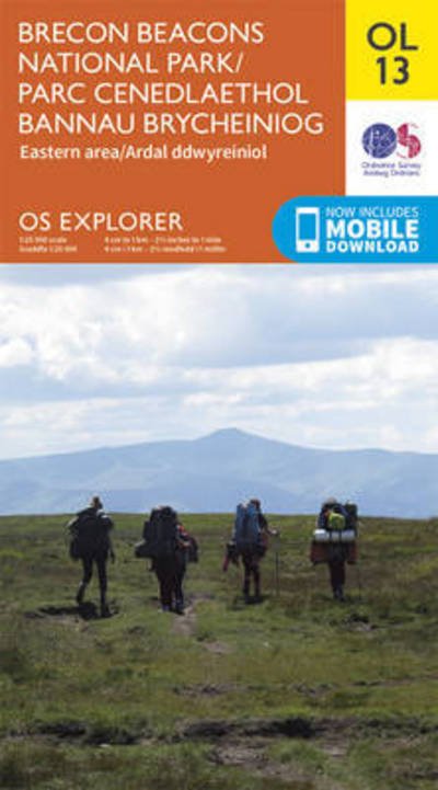 Cover for Ordnance Survey · Brecon Beacons National Park / Parc Cenedlaethol Bannau Brycheiniog - Eastern Area / Ardal Ddwyreiniol - OS Explorer Map (Map) [May 2015 edition] (2015)