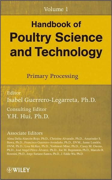 Cover for I Guerrero-Legarr · Handbook of Poultry Science and Technology, Primary Processing - Handbook of Poultry Science and Technology (Hardcover Book) [Volume 1 edition] (2010)