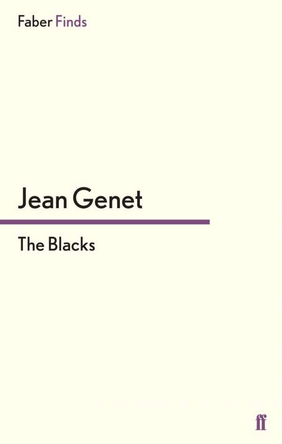 Cover for M. Jean Genet · The Blacks (Paperback Book) [Main edition] (2009)