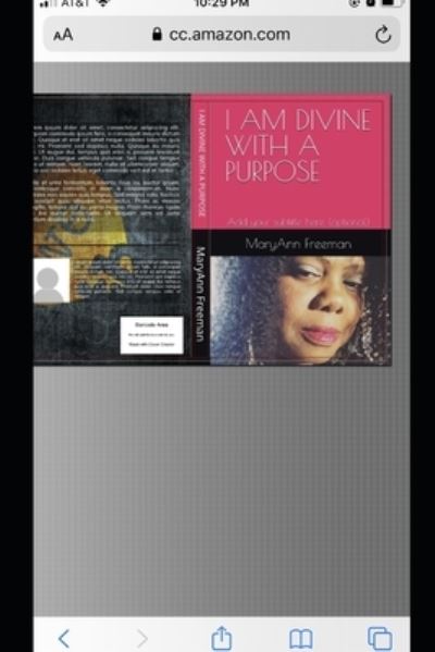 Cover for MaryAnn Freeman · I Am Divine with a Purpose : Divine (Paperback Book) (2020)