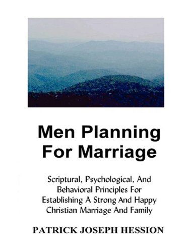 Cover for Patrick Joseph Hession · Men Planning for Marriage (Paperback Book) (2006)