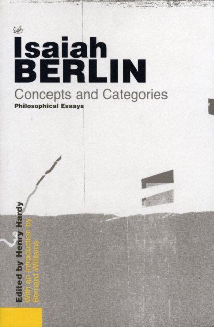 Cover for Isaiah Berlin · Concepts and Categories: Philosophical Essays (Taschenbuch) (1999)