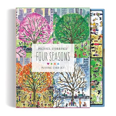 Michael Storrings Four Seasons Playing Card Set - Galison - Kirjat - Galison - 9780735381520 - torstai 18. tammikuuta 2024