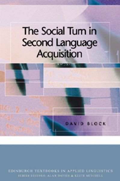 Cover for David Block · The Social Turn in Second Language Acquisition (Paperback Book) (2003)