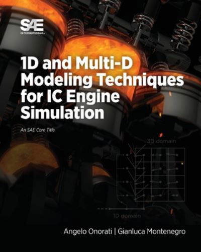 Cover for Angelo Onorati · 1D and Multi-D Modeling Techniques for IC Engine Simulation (Paperback Book) (2020)