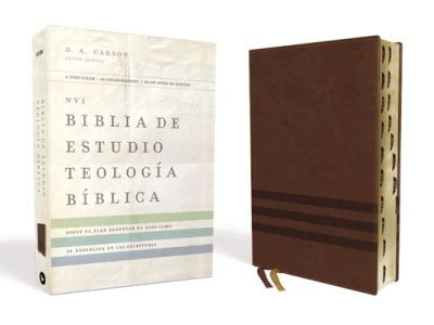 Cover for D. A. Carson · NVI Biblia de Estudio, Teolog?a B?blica, Leathersoft, Caf? con ?ndice, Interior a Cuatro Colores (N/A) (2022)