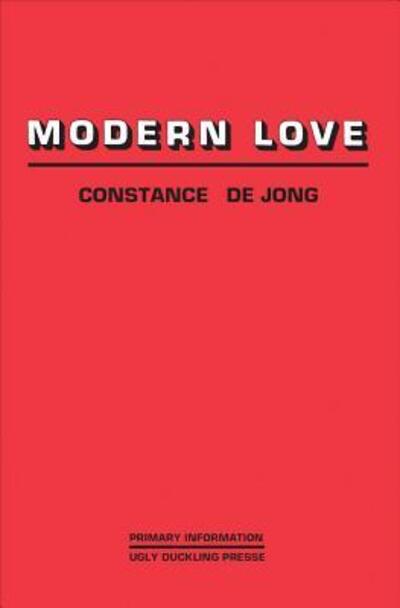 Cover for Constance Dejong · Modern Love (Paperback Book) (2017)