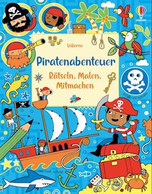 Piratenabenteuer – Rätseln, Malen, Mitmachen -  - Kirjat - Usborne - 9781035701520 - torstai 16. toukokuuta 2024