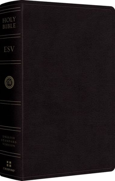 Cover for Crossway Bibles · ESV Large Print Personal Size Bible (Leather Book) [Black] (2014)
