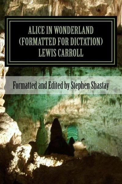 Cover for Lewis Carroll · Alice in Wonderland (formatted for dictation) (Paperback Bog) (2015)