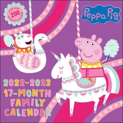 Peppa Pig 17-Month 2022-2023 Family Wall Calendar - Hasbro - Merchandise - Andrews McMeel Publishing - 9781524874520 - June 21, 2022