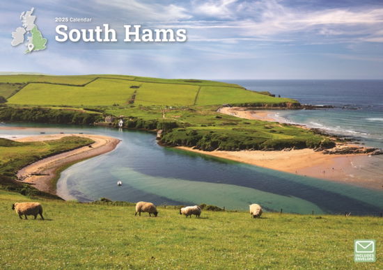 South Hams A4  Calendar 2025 - Carousel Calendars - Książki - Carousel Calendars - 9781529840520 - 3 maja 2024