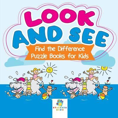 Cover for Educando Kids · Look and See Find the Difference Puzzle Books for Kids (Paperback Book) (2019)