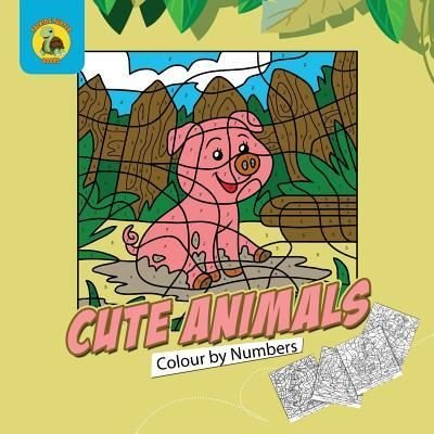 Cover for Talking Turtle Books · Cute Animals Colour by Numbers (Taschenbuch) (2018)