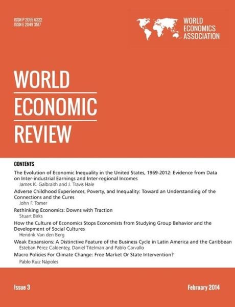 Cover for Wea · World Economic Review, 3, 2014 (Paperback Book) (2014)