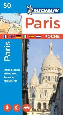 Cover for Michelin · Paris Pocket - Michelin City Plan 50: City Plans (Landkarten) (2017)