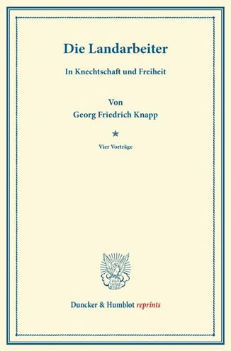 Cover for Knapp · Die Landarbeiter (Bok) (2013)