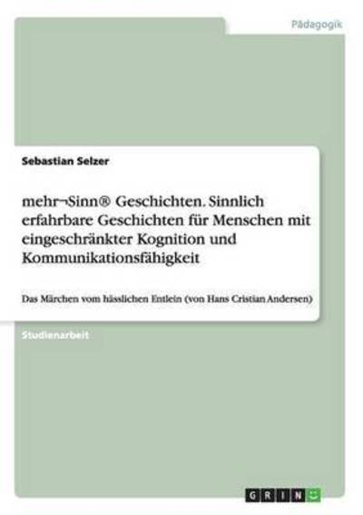Cover for Selzer · Mehr Sinn® Geschichten. Sinnlich (Book) (2015)