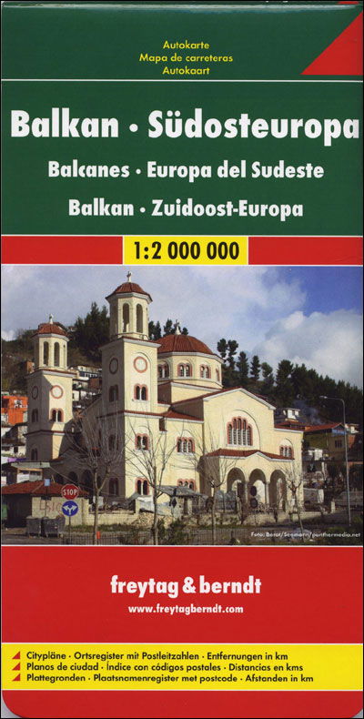 Cover for Freytag &amp; Berndt · Freytag &amp; Berndt Road Map: Balkan &amp; Südosteuropa (Hardcover bog) (2020)