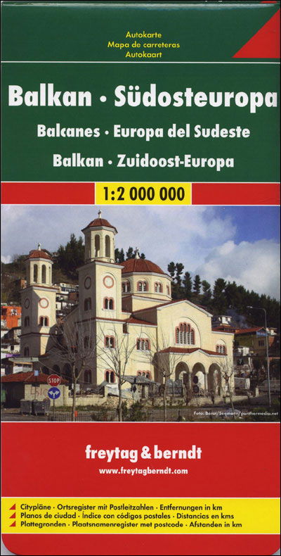 Cover for Freytag &amp; Berndt · Freytag &amp; Berndt Road Map: Balkan &amp; Südosteuropa (Hardcover Book) (2020)
