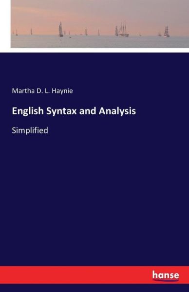 Cover for Haynie · English Syntax and Analysis (Book) (2016)