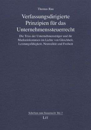 Cover for Rau · Verfassungsdirigierte Prinzipien fü (Book)