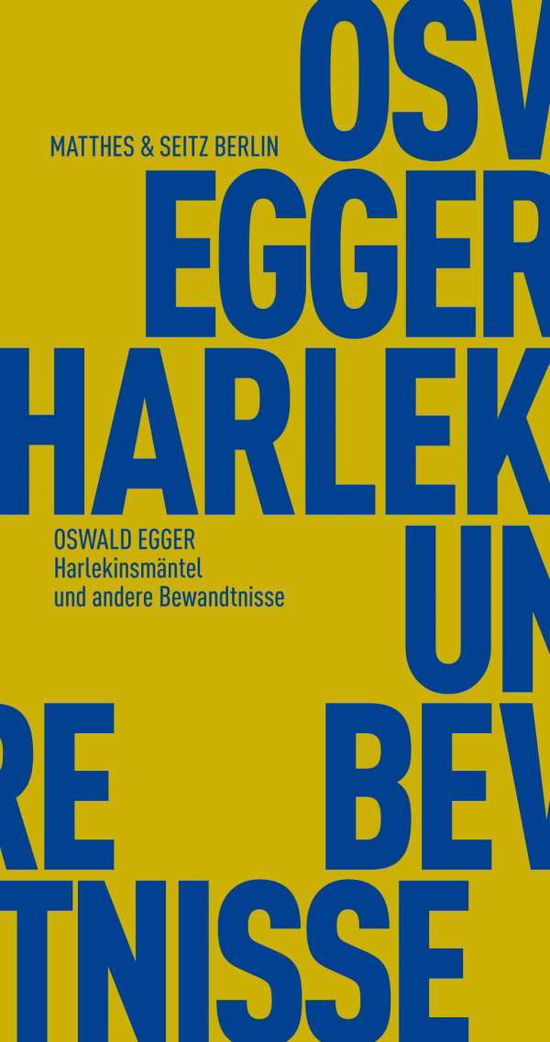 Cover for Egger · Harlekinsmäntel und andere Bewand (Book)