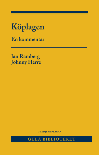 Cover for Johnny Herre · Köplagen : en kommentar (Bound Book) (2019)