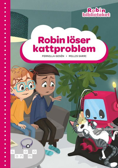 Cover for Pernilla Gesén · Robin löser kattproblem, röd nivå (Paperback Book) (2025)