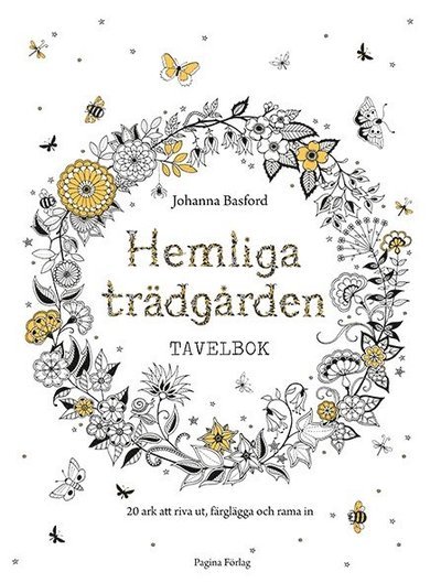 Cover for Johanna Basford · Hemliga trädgården : tavelbok (Book) (2015)