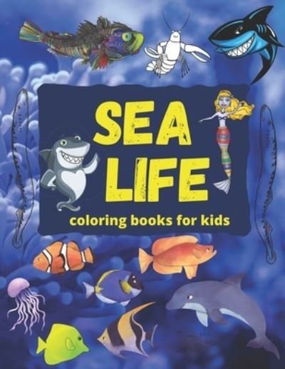 Cover for Nakab Ocean · Sea life coloring books for kids (Paperback Bog) (2020)