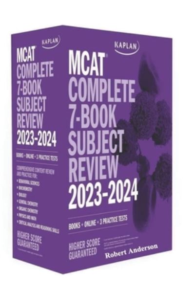 Cover for Robert Anderson · MCAT Complete 7-Book Subject Review (Paperback Book) (2022)