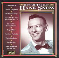 Cover for Hank Snow · Best of the Best (CD) (1998)