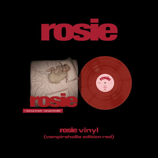 Cover for ROSE (BLACKPINK) · Rosie (LP) [Clear Red Vinyl edition] (2024)