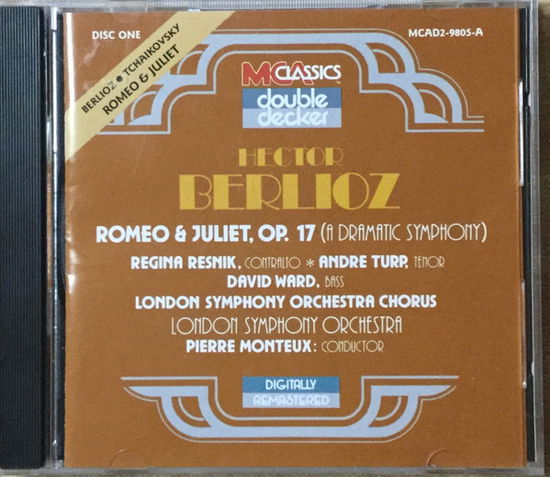 Romeo Et Juliette (1893) (Fantasia Ouverture) (2 Cd) - Hector Berlioz  - Muzyka -  - 0076732980521 - 