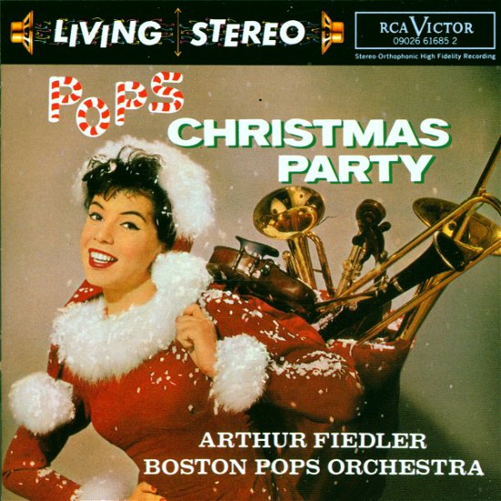 Cover for Arthur Fiedler · Pops Christmas Party - Arthur Fiedle R, Boston Pops Orchestra by Fiedler, Arthur (CD) (1994)