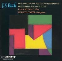 Cover for Bach / Rotholz / Cooper · Sonatas for Flute &amp; Fortepiano (CD) (2002)