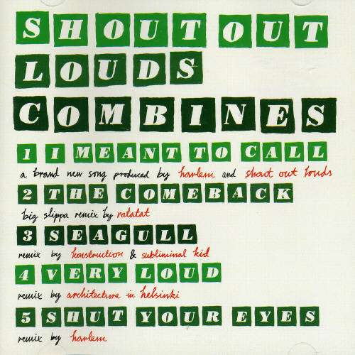 Cover for Shout Out Louds · Combines (CD) [EP edition] (2006)