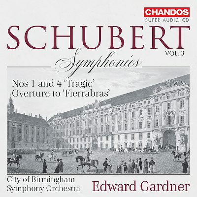 Franz Schubert: Symphonies Nos 1 And 4 Tragic / Overture To Fierrabras - Cbso / Gardner - Musik - CHANDOS - 0095115526521 - 14. april 2023