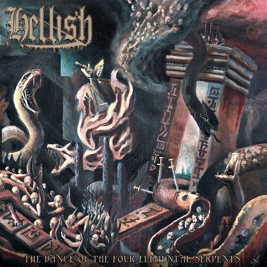Cover for Hellish · Dance Of The Four Elemental Serpents (CD) (2023)
